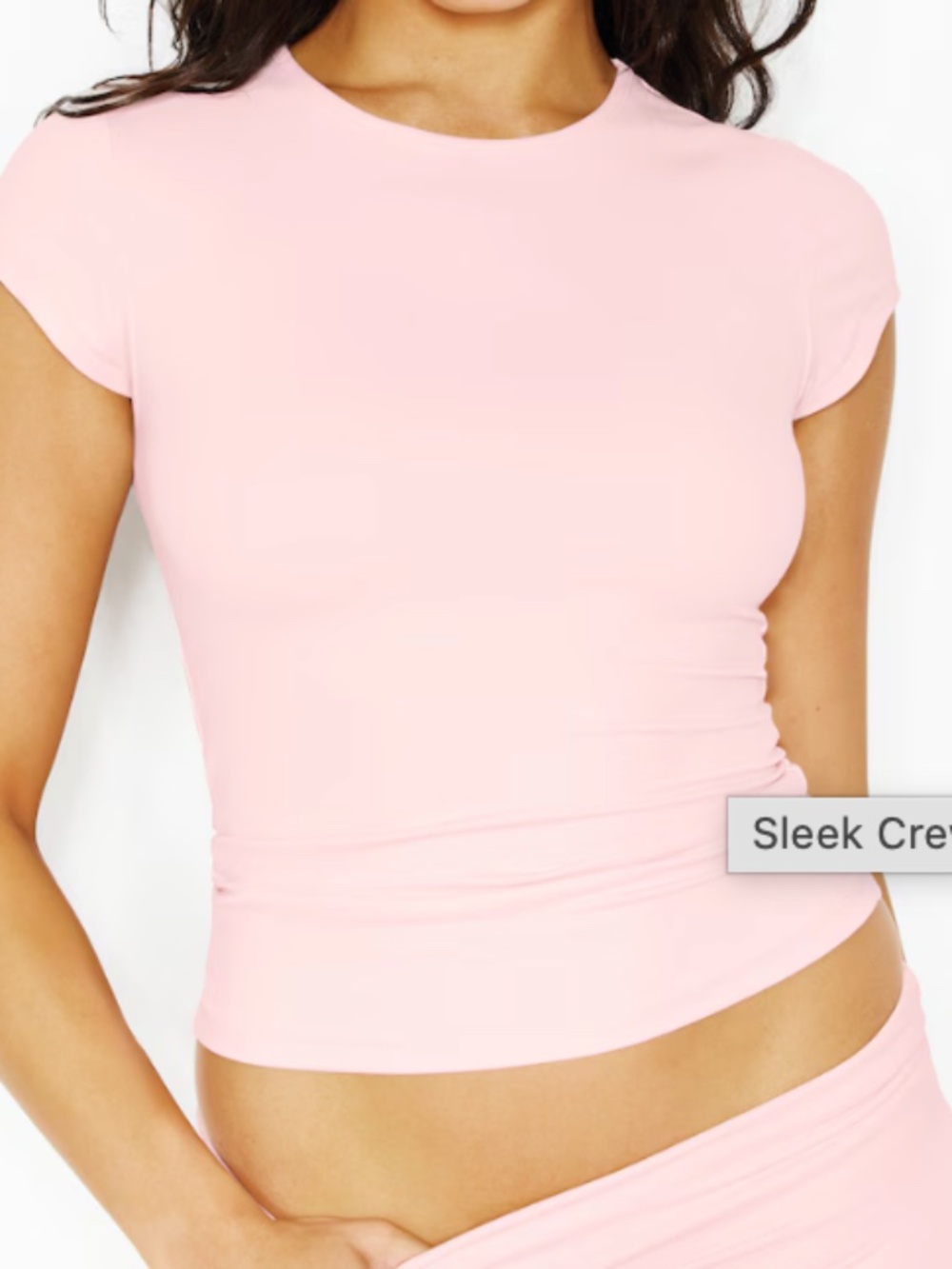 GARAGE - sleek t-shirt pink - size S - NWT